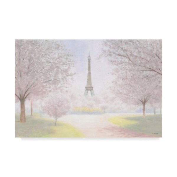 Trademark Fine Art James Wiens 'Pretty Paris' Canvas Art, 12x19 WAP07881-C1219GG
